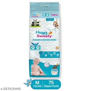 Hello Sweety Baby Diaper Pants – M