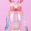 Deer Horn Shape Water Bottle with Cartoon Character for Kids